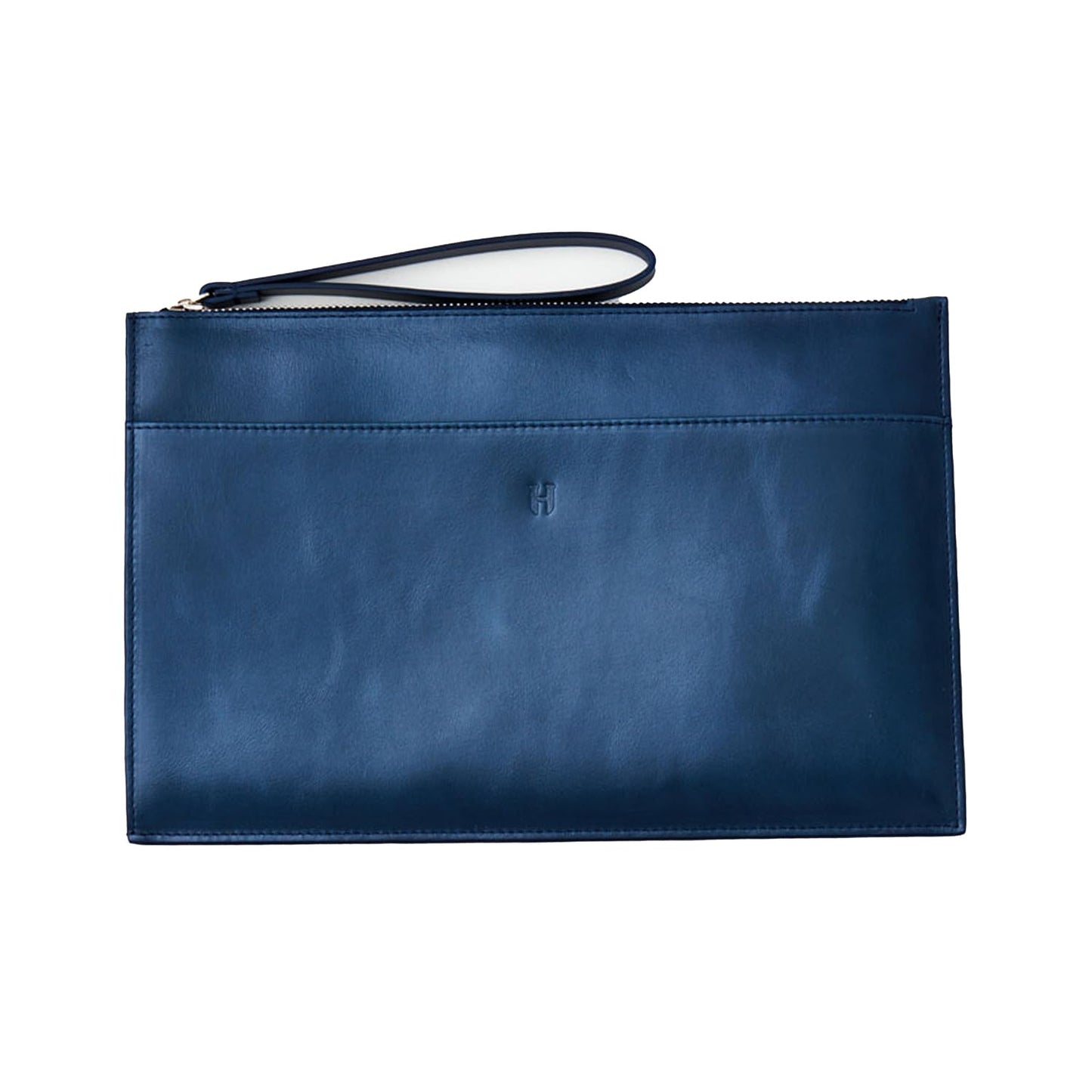 Wristlet for Women and Men, Full-Grain Leather Clutch with Zip Closure & RFID Blocking