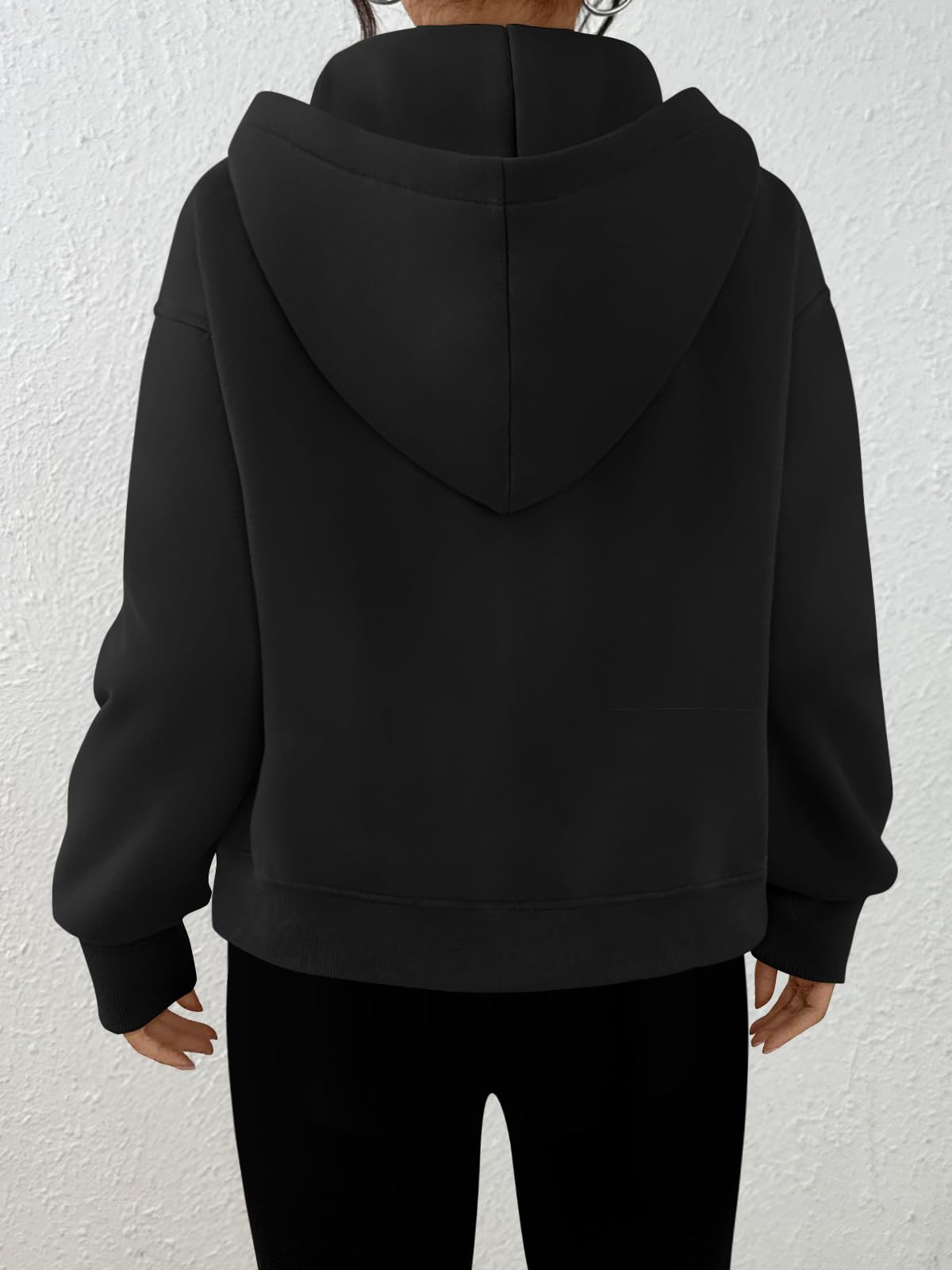 Trendy Queen Womens Zip Up Hoodies Fall Fashion Sweatshirt 2025 Clothes Y2K Cropped Jackets Cute Winter Outfits