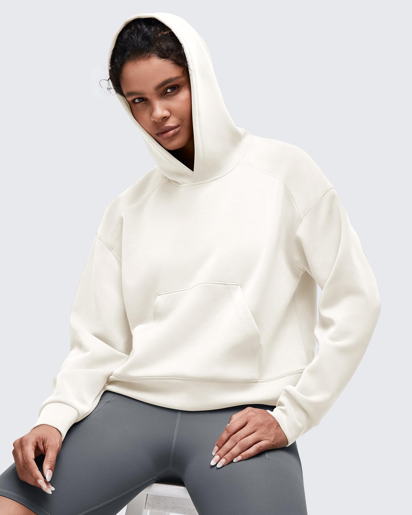 G4Free Smoofit Modal Soft Women's Fashion Hoodies Casual Pullover Long Sleeve Sweatshirts with Kangaroo Pocket