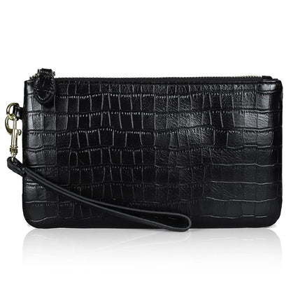 befen Genuine Leather Wristlet Clutch RFID Blocking Bag Cell Phone Wallet Purse Wristlet Wallet Purses and Handbags for Women