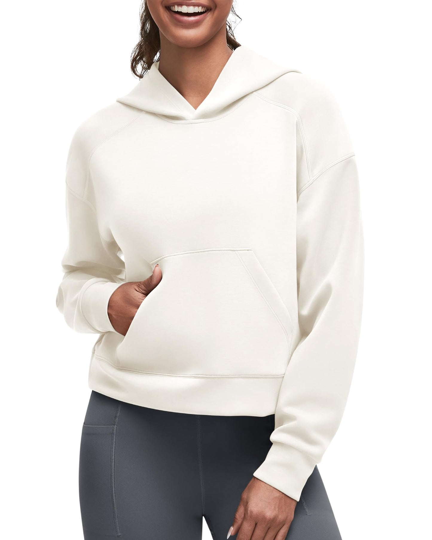 G4Free Smoofit Modal Soft Women's Fashion Hoodies Casual Pullover Long Sleeve Sweatshirts with Kangaroo Pocket