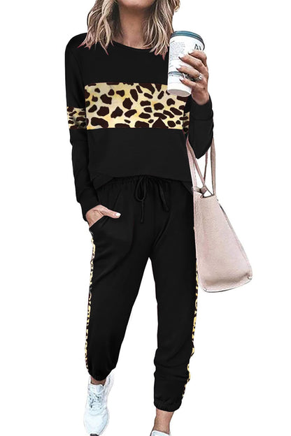 PRETTYGARDEN Womens 2 Piece Sets 2025 Long Sleeve Tops High Waisted Sweatpants Lounge Set Fall Fashion Travel Outfits