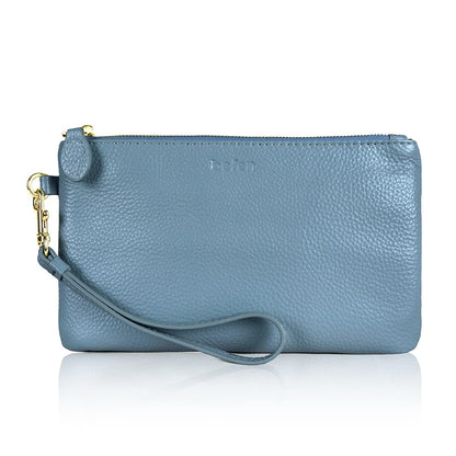 befen Genuine Leather Wristlet Clutch RFID Blocking Bag Cell Phone Wallet Purse Wristlet Wallet Purses and Handbags for Women