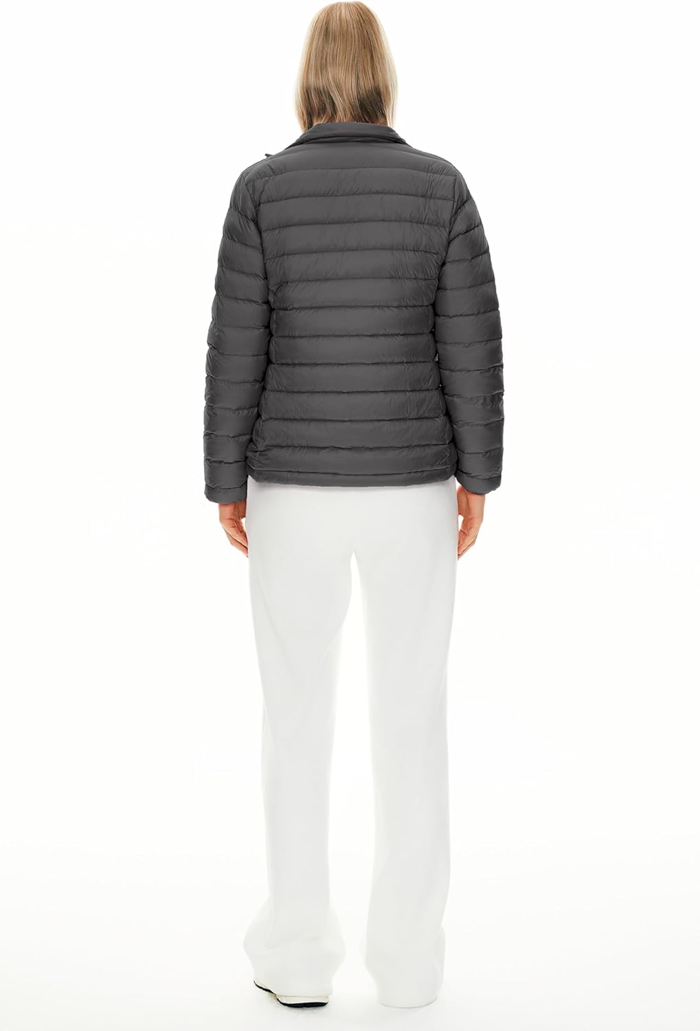 Orolay Women's Lightweight Packable Down Jacket Quilted Puffer Coat with Stand Collar