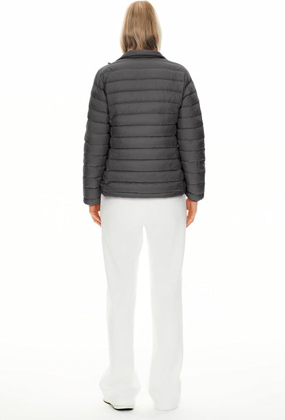 Orolay Women's Lightweight Packable Down Jacket Quilted Puffer Coat with Stand Collar