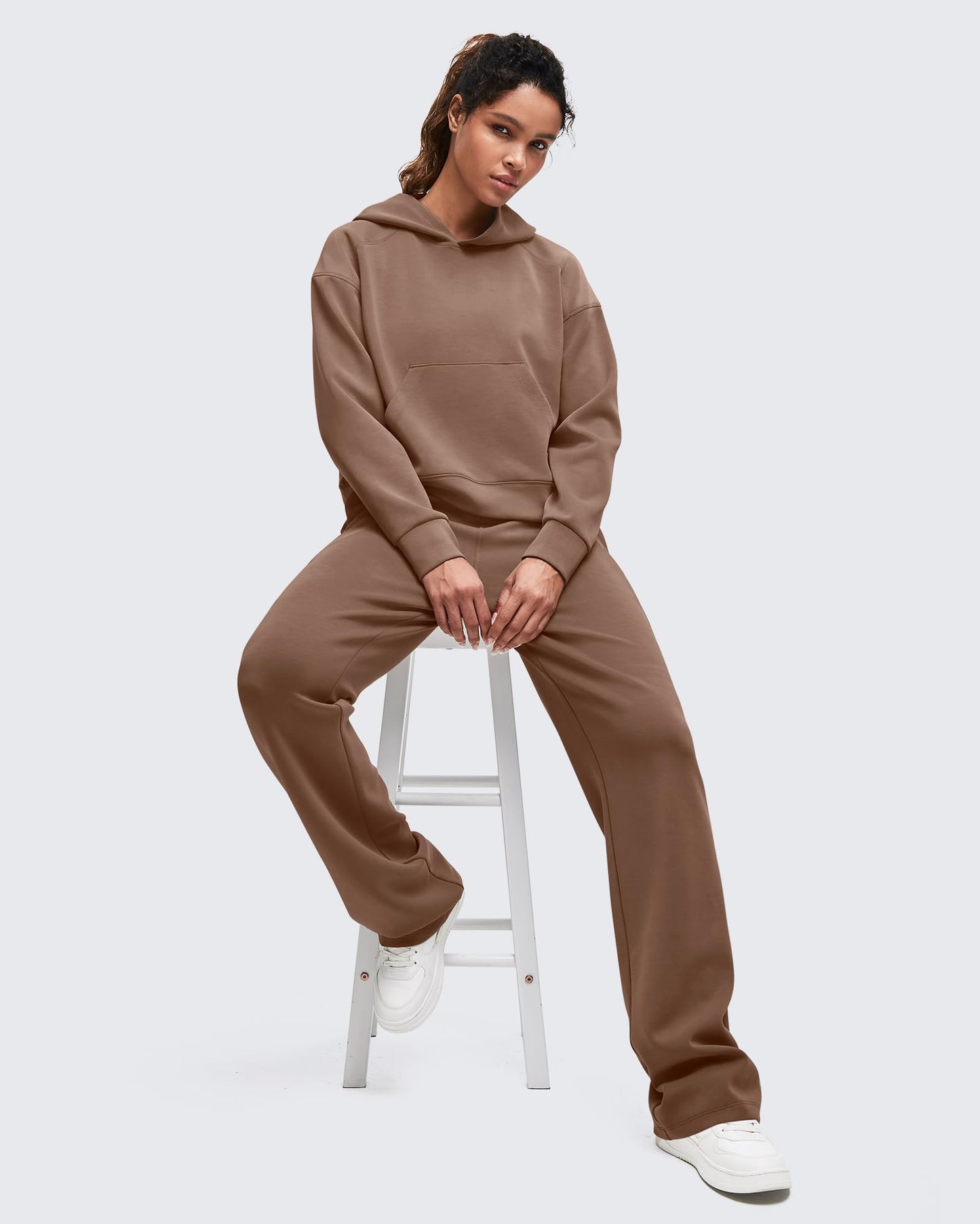 G4Free Smoofit Modal Soft Women's Fashion Hoodies Casual Pullover Long Sleeve Sweatshirts with Kangaroo Pocket