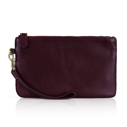 befen Genuine Leather Wristlet Clutch RFID Blocking Bag Cell Phone Wallet Purse Wristlet Wallet Purses and Handbags for Women