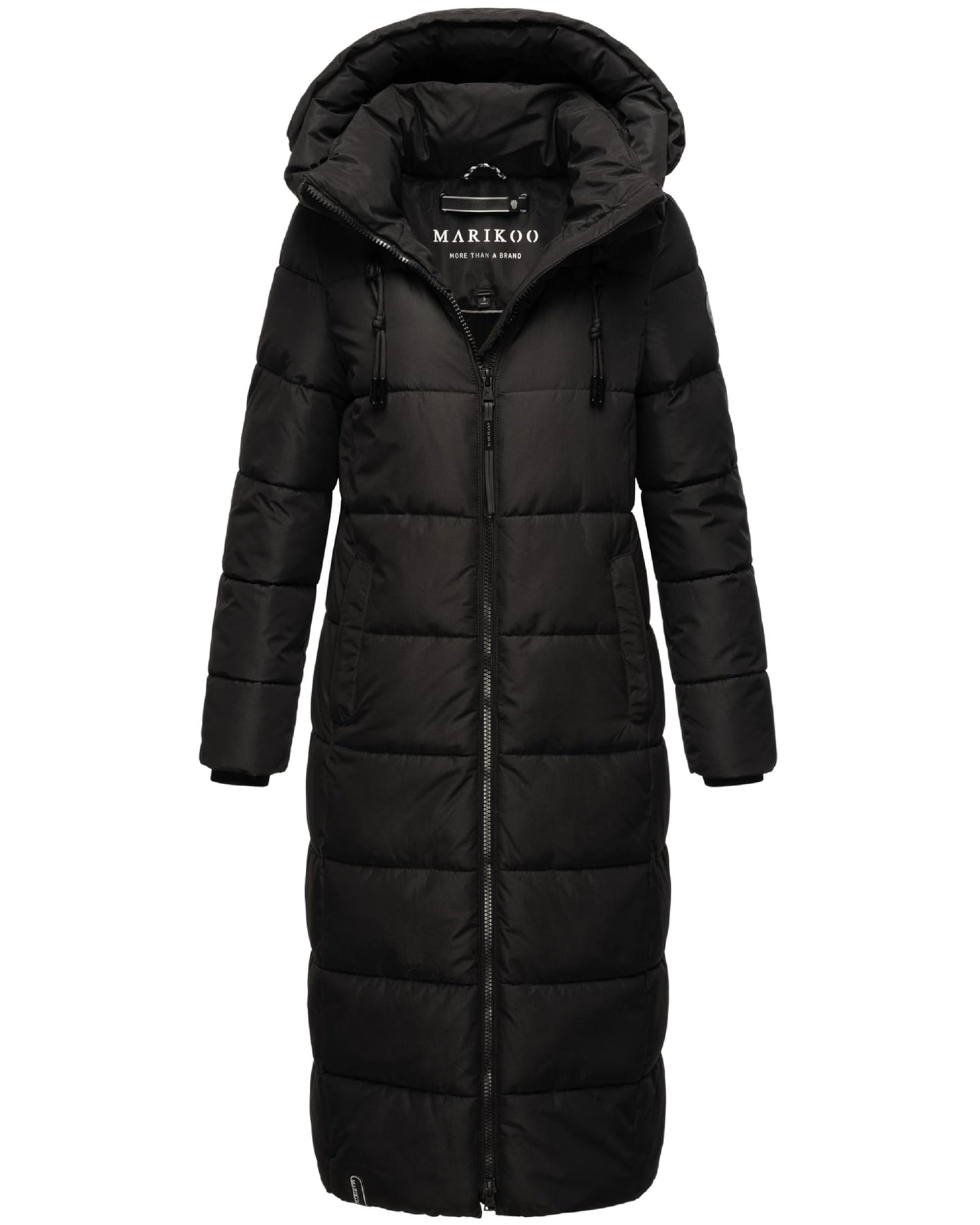 Long Fall & Winter Coat for Women | Detachable Hood | Quilted Women’s Calf-Length Jacket | Nadeshikoo XVI XS-5XL