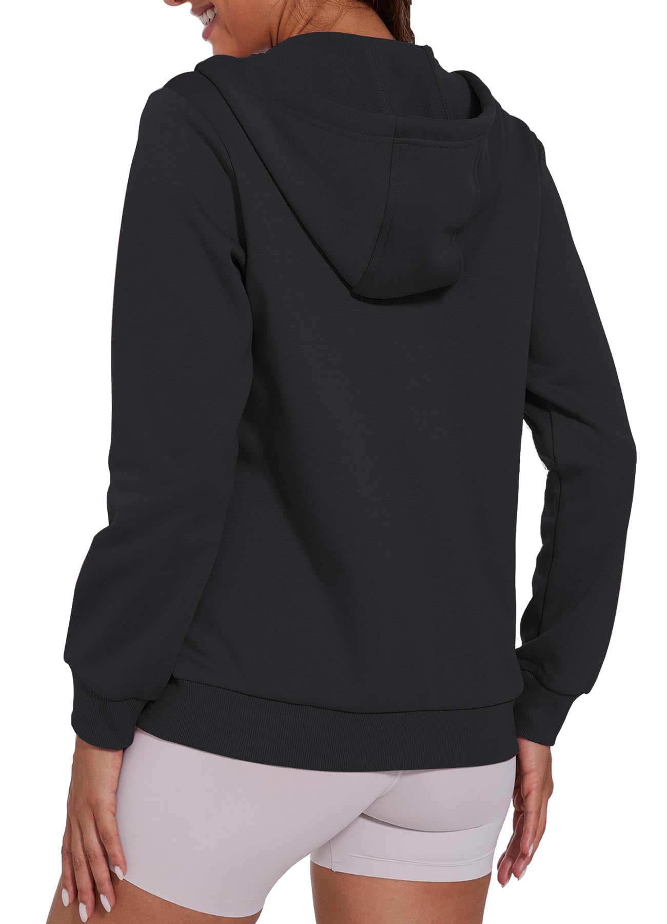 SMENG Womens Zip Up Hoodies Long Sleeve Fit Hooded Sweatshirts 2025 Casual Lightweight Jacket
