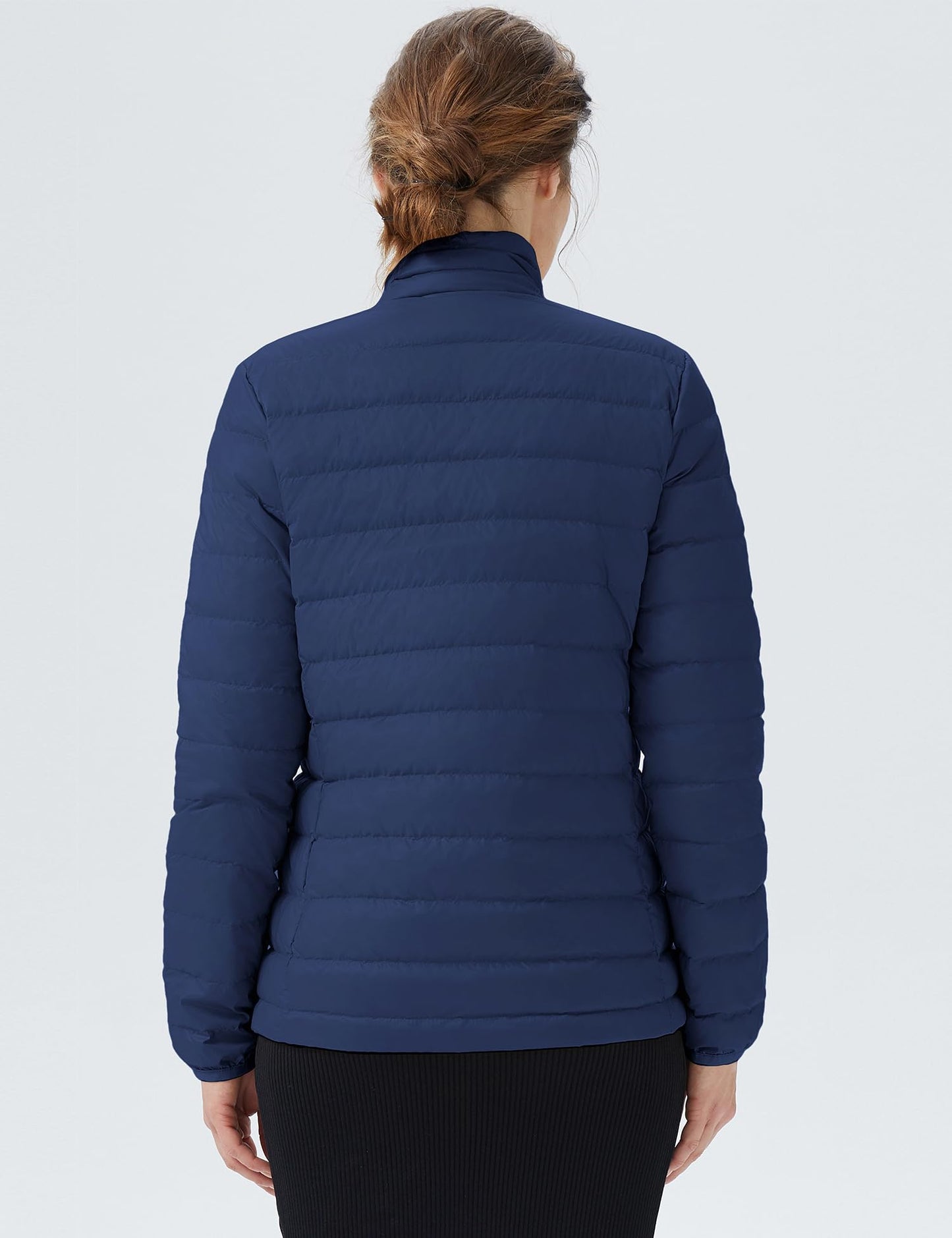 Orolay Women's Lightweight Packable Down Jacket Quilted Puffer Coat with Stand Collar