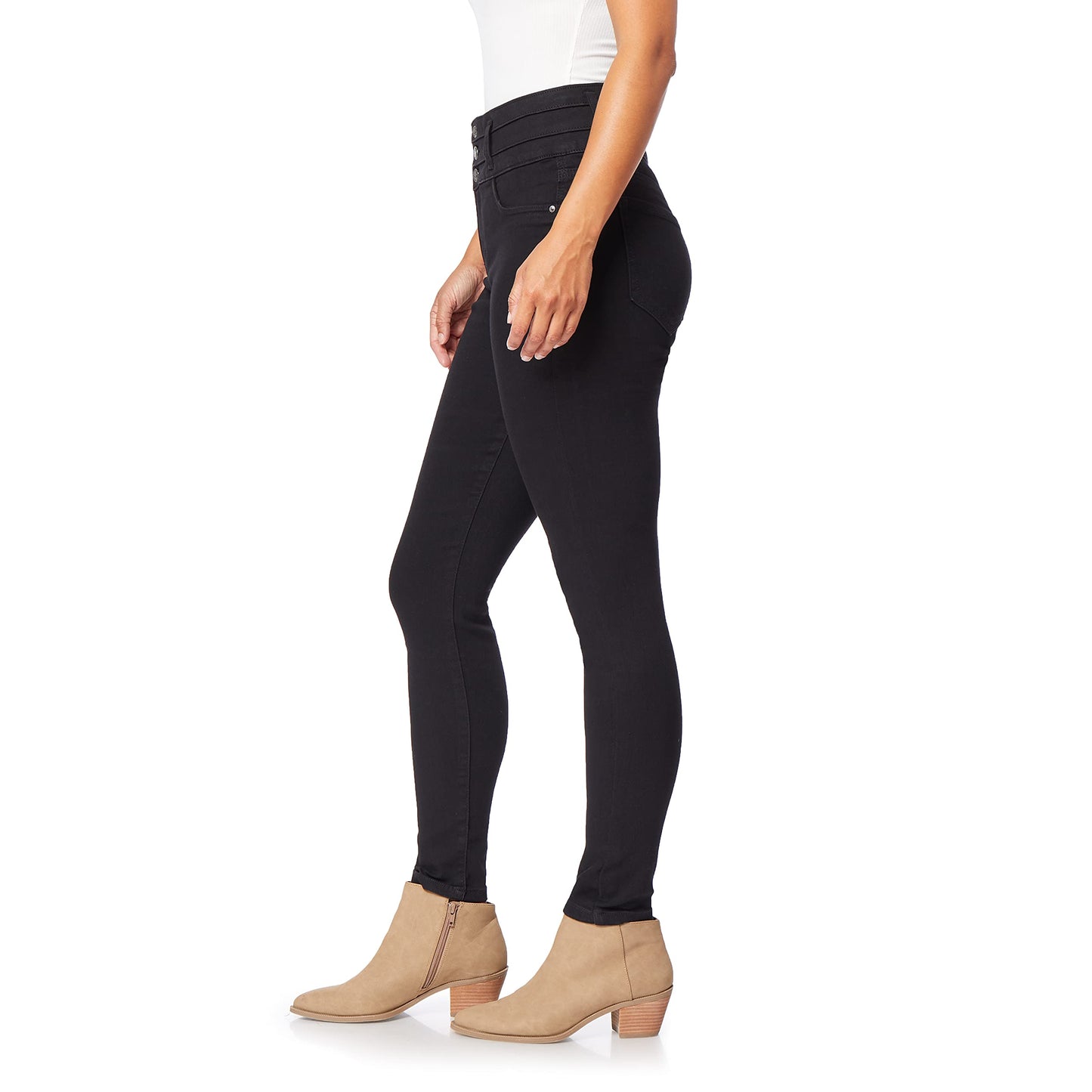 Angels Forever Young Evershape Skinny Jeans For Women - Mid-rise, Figure Enhancing Stretch Denim