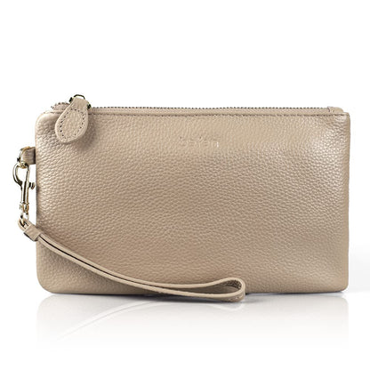befen Genuine Leather Wristlet Clutch RFID Blocking Bag Cell Phone Wallet Purse Wristlet Wallet Purses and Handbags for Women