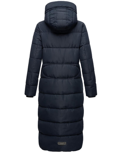 Long Fall & Winter Coat for Women | Detachable Hood | Quilted Women’s Calf-Length Jacket | Nadeshikoo XVI XS-5XL