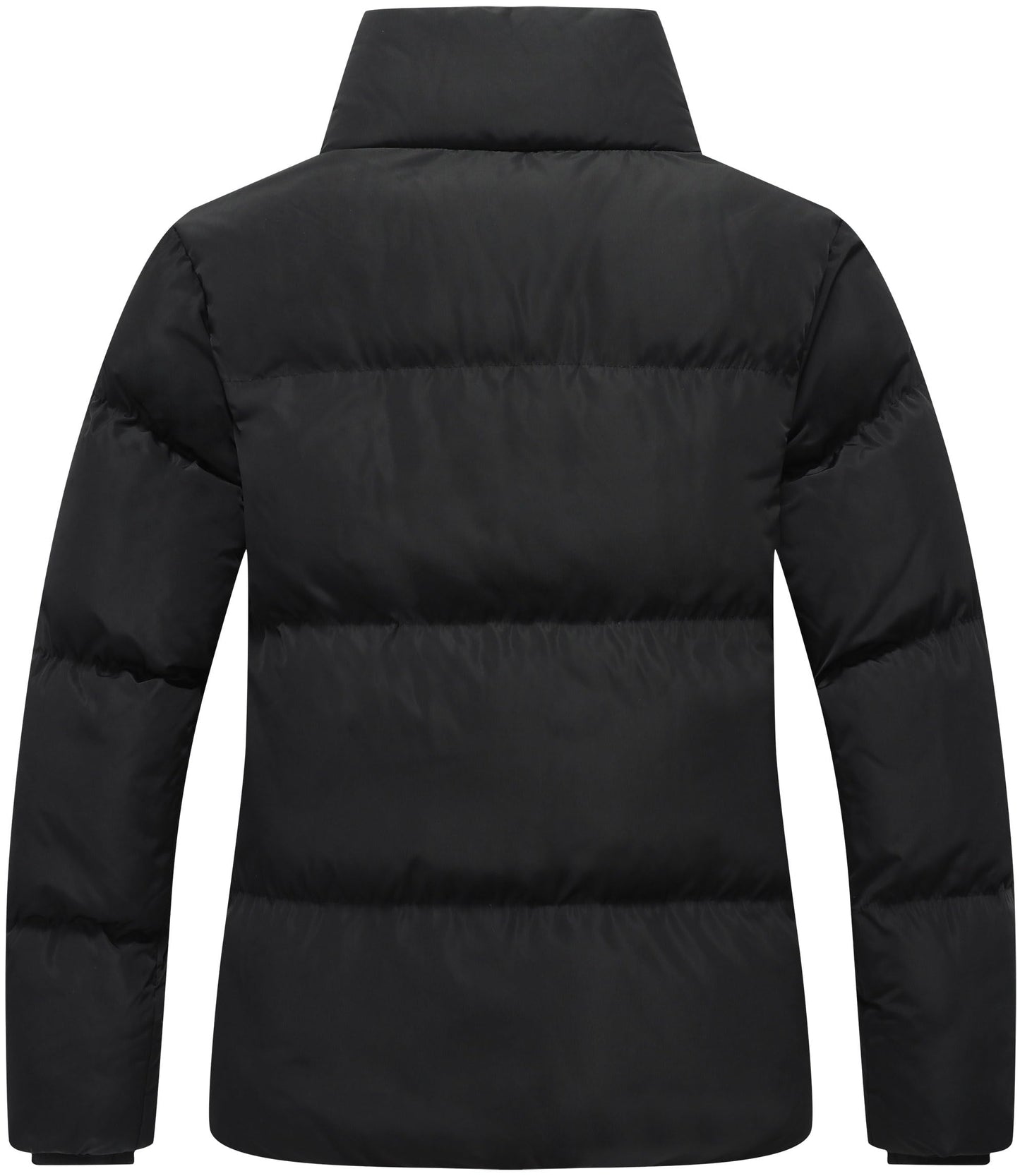 GIMECEN Women's Winter Coat Full-Zip Down Jacket Waterproof Puffer Coat Warm Parkas Long Sleeve Outerwear