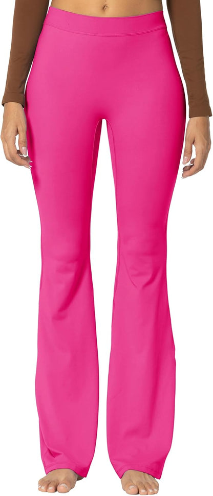 Sunzel Flare Leggings, Crossover Yoga Pants with Tummy Control, High-Waisted and Wide Leg