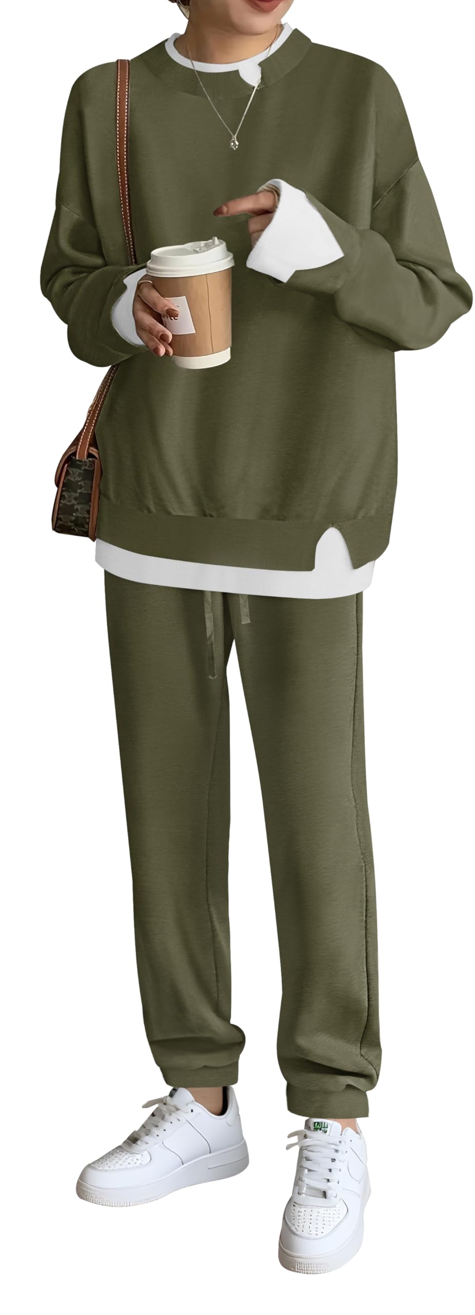 ETCYY NEW Lounge Sets for Women Two Piece Outfits Sweatsuits Sets Long Pant Loungewear Workout Athletic Tracksuits