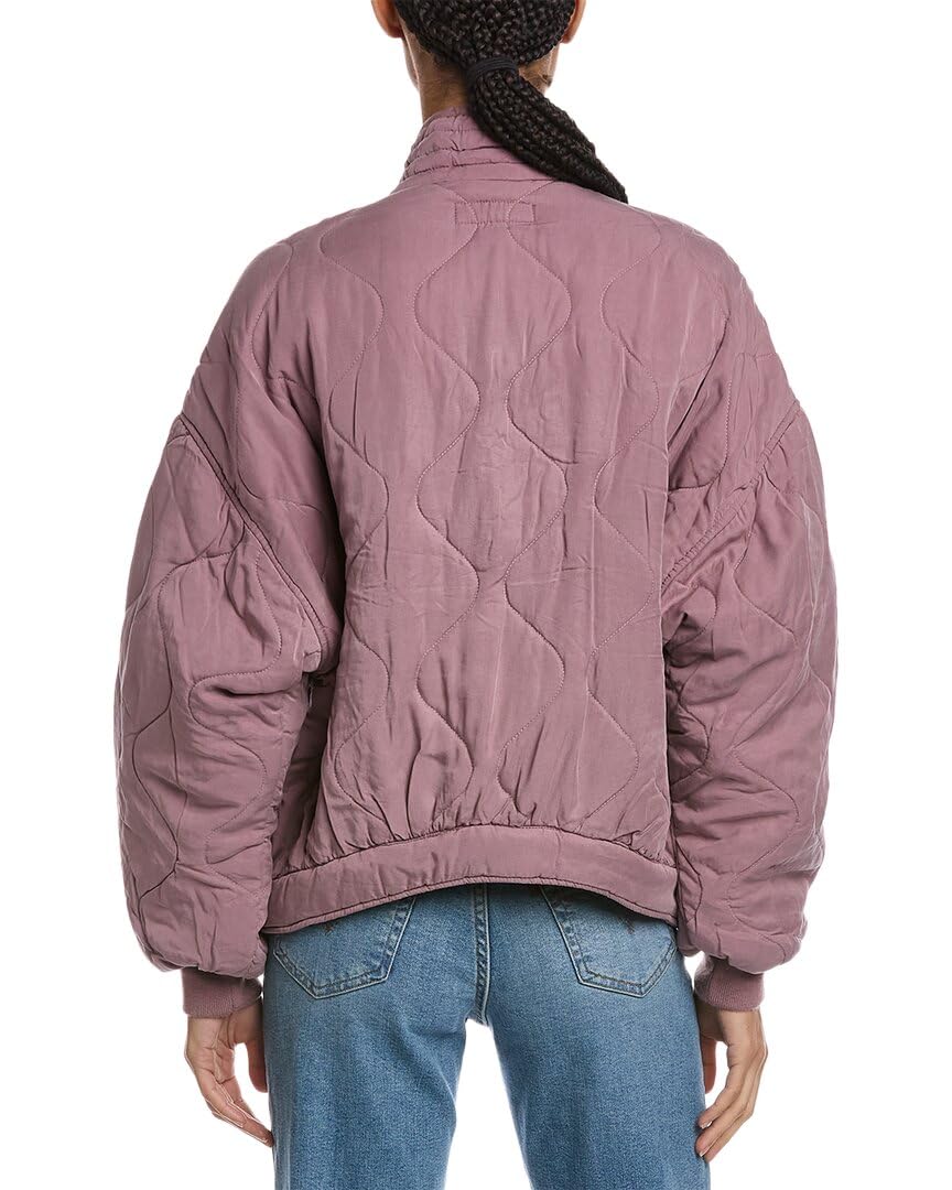 [BLANKNYC] Womens Luxury Clothing Tencel Drop Shoulder Quilted Jacket