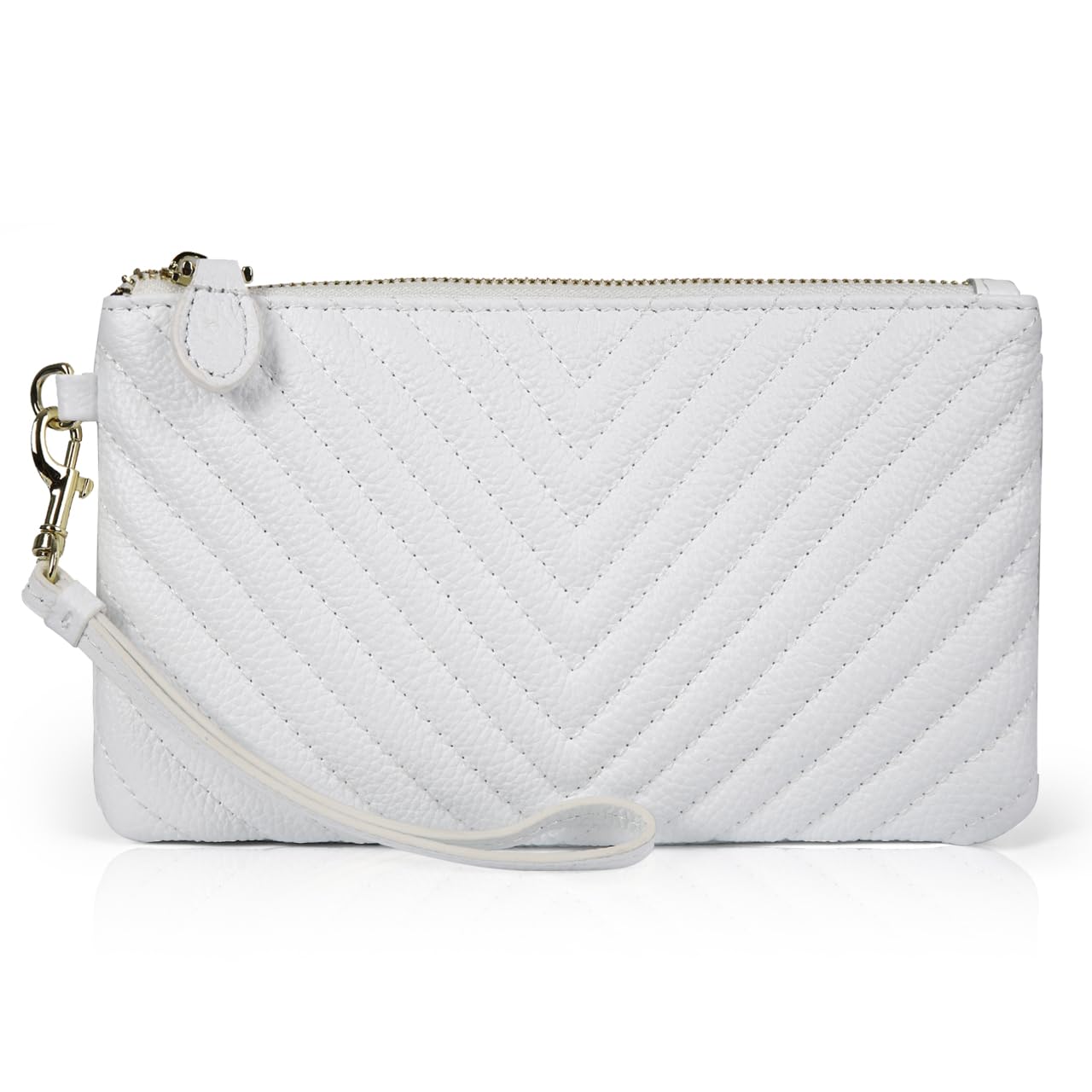 befen Genuine Leather Wristlet Clutch RFID Blocking Bag Cell Phone Wallet Purse Wristlet Wallet Purses and Handbags for Women