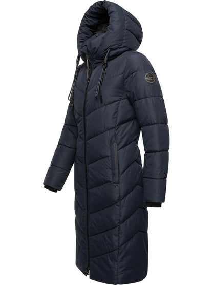 Women's Winter Jacket with Hood | Windproof & Weather-Resistant Jacket | Quilted, Puffy Coat | Sahnekatzii XIV XS-5XL