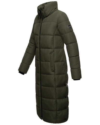 Long Fall & Winter Coat for Women | Detachable Hood | Quilted Women’s Calf-Length Jacket | Nadeshikoo XVI XS-5XL