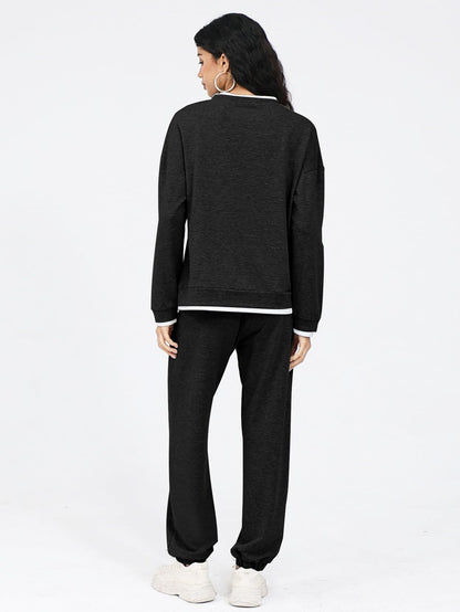 ETCYY NEW Lounge Sets for Women Two Piece Outfits Sweatsuits Sets Long Pant Loungewear Workout Athletic Tracksuits