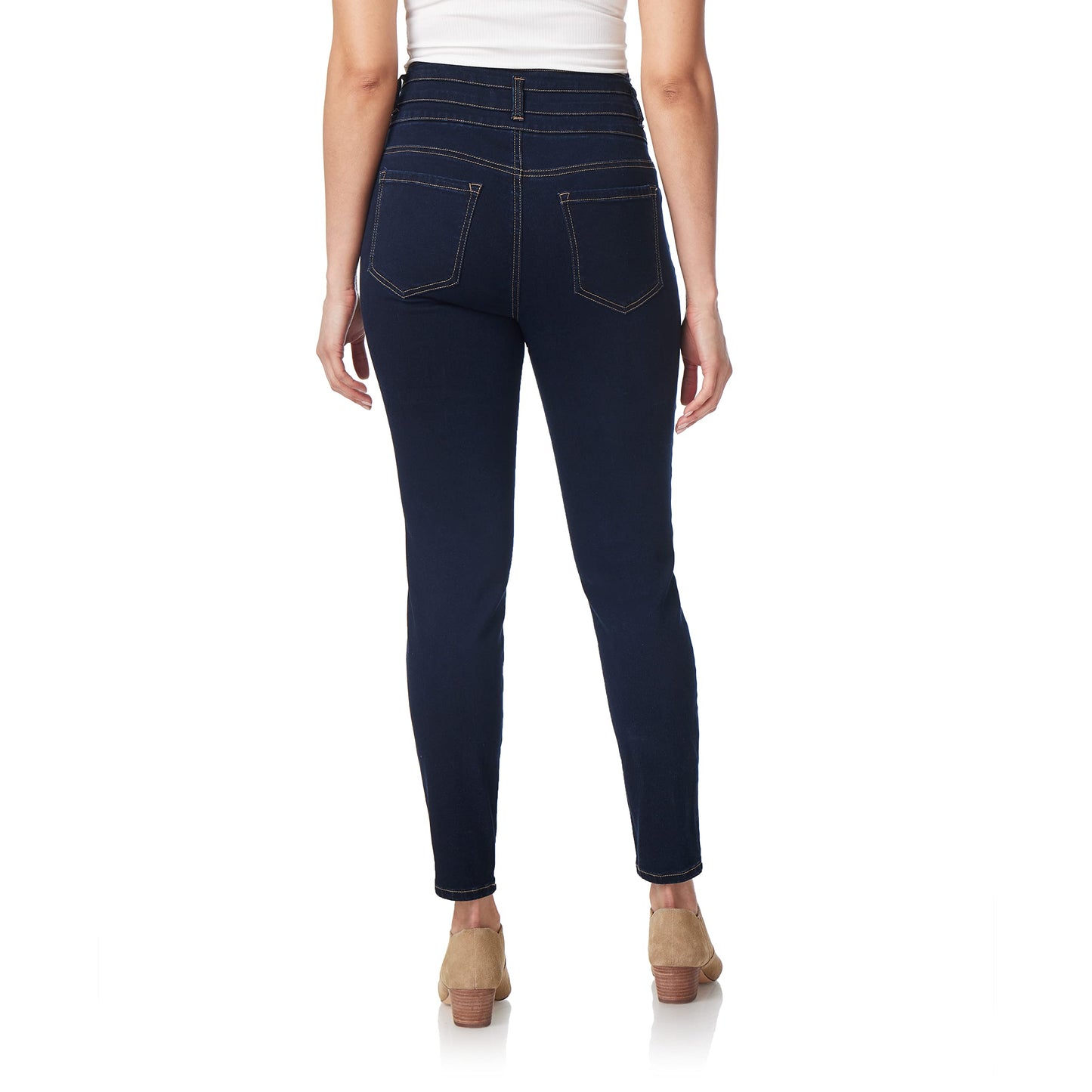 Angels Forever Young Evershape Skinny Jeans For Women - Mid-rise, Figure Enhancing Stretch Denim