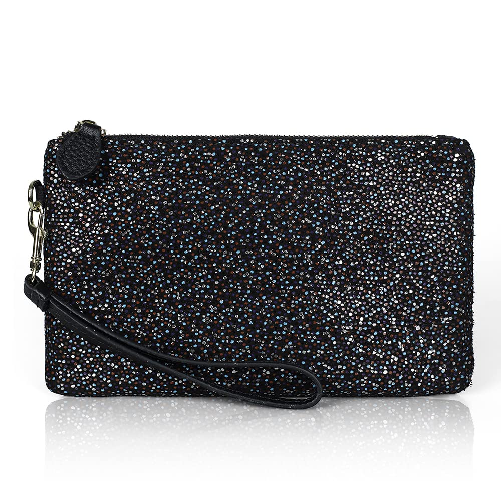 befen Genuine Leather Wristlet Clutch RFID Blocking Bag Cell Phone Wallet Purse Wristlet Wallet Purses and Handbags for Women
