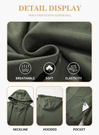 Eytino Women Plus Size Sweatshirts Long Sleeve Zip Up Oversized Casual Hoodies Jackets 2025 Fashion Fall Outfits(1X-5X)