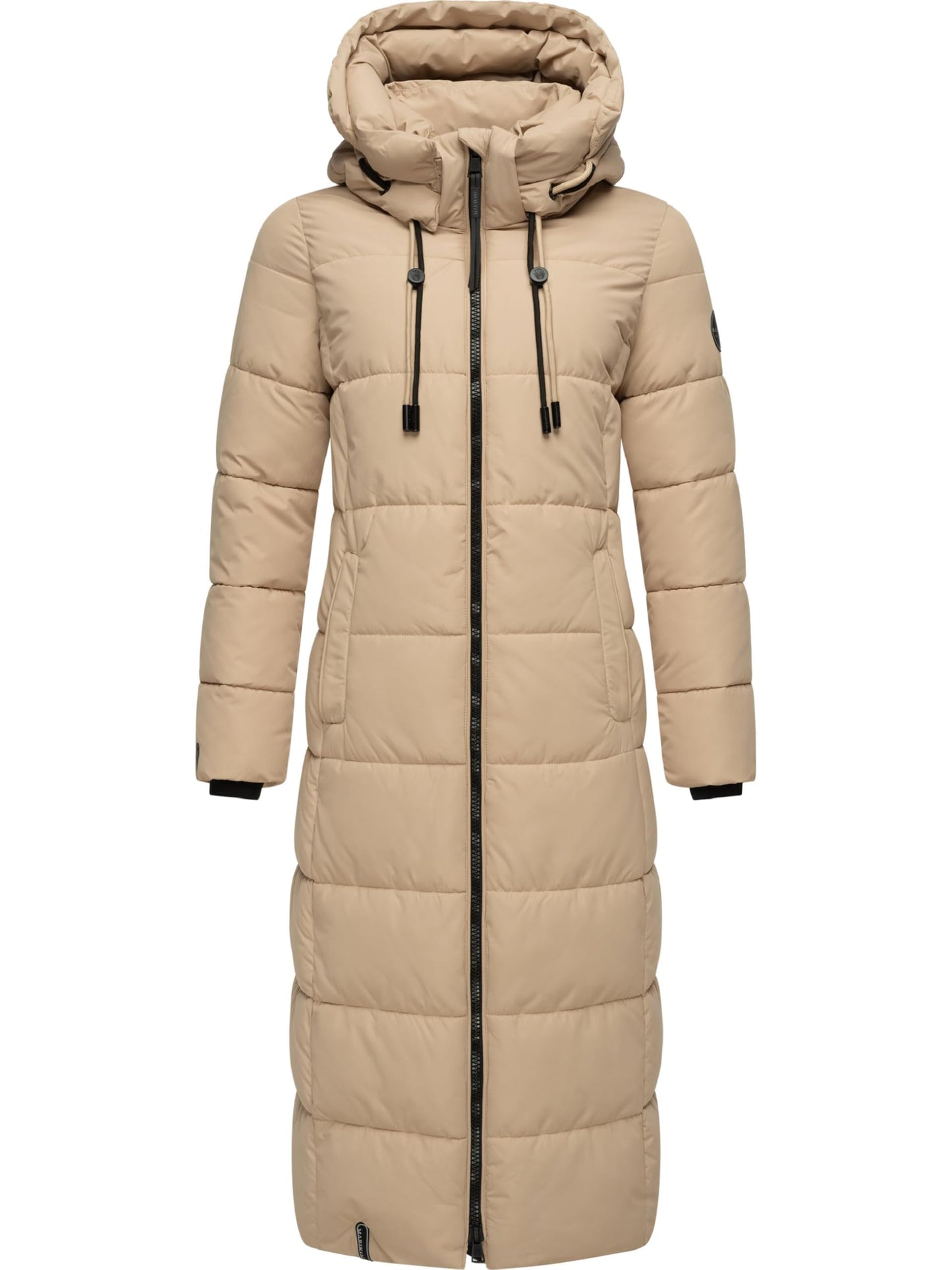Long Fall & Winter Coat for Women | Detachable Hood | Quilted Women’s Calf-Length Jacket | Nadeshikoo XVI XS-5XL
