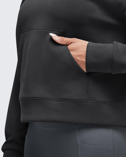 G4Free Smoofit Modal Soft Women's Fashion Hoodies Casual Pullover Long Sleeve Sweatshirts with Kangaroo Pocket