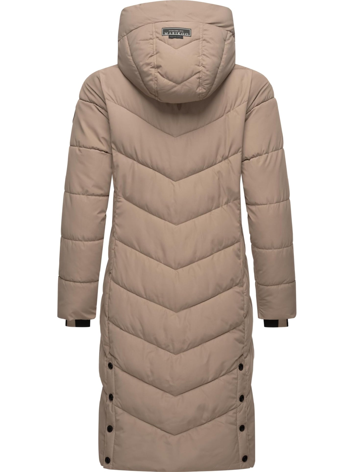 Women's Winter Jacket with Hood | Windproof & Weather-Resistant Jacket | Quilted, Puffy Coat | Sahnekatzii XIV XS-5XL