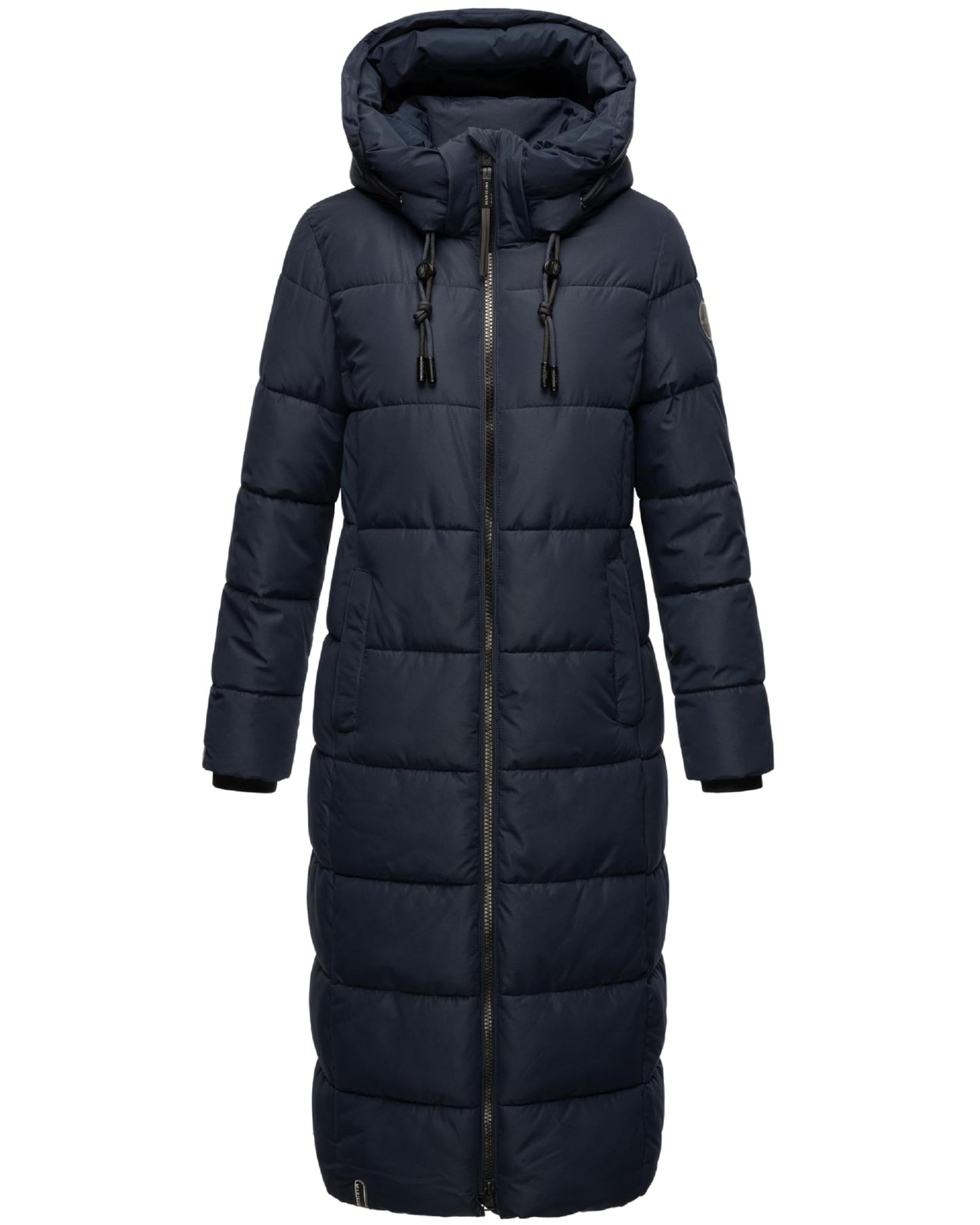 Long Fall & Winter Coat for Women | Detachable Hood | Quilted Women’s Calf-Length Jacket | Nadeshikoo XVI XS-5XL