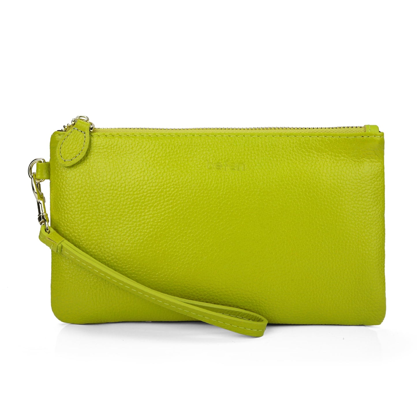 befen Genuine Leather Wristlet Clutch RFID Blocking Bag Cell Phone Wallet Purse Wristlet Wallet Purses and Handbags for Women