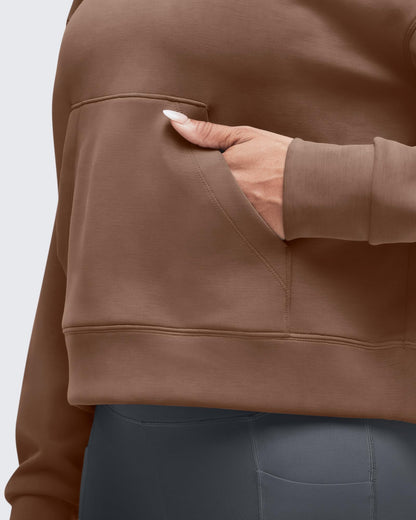 G4Free Smoofit Modal Soft Women's Fashion Hoodies Casual Pullover Long Sleeve Sweatshirts with Kangaroo Pocket