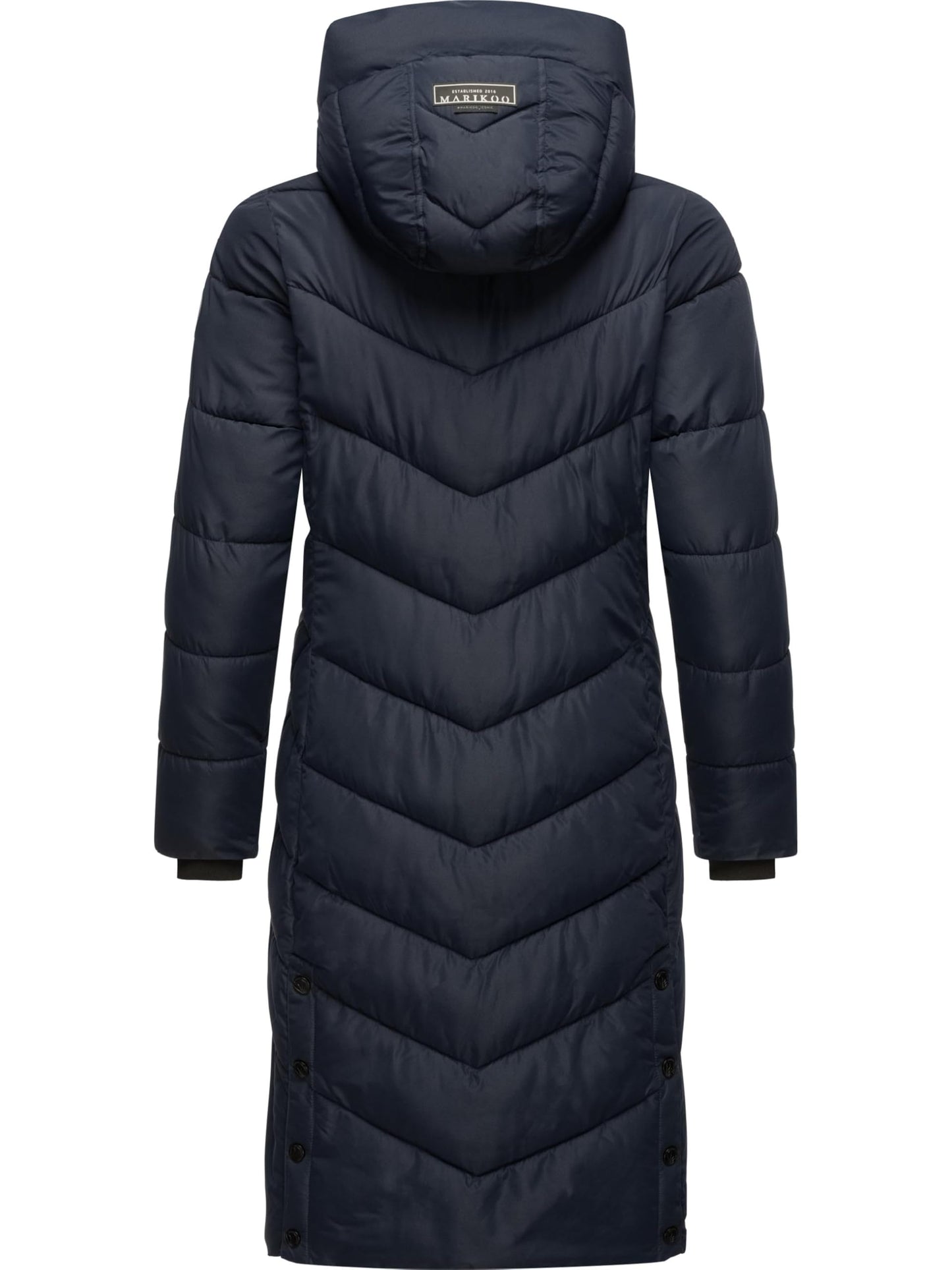 Women's Winter Jacket with Hood | Windproof & Weather-Resistant Jacket | Quilted, Puffy Coat | Sahnekatzii XIV XS-5XL