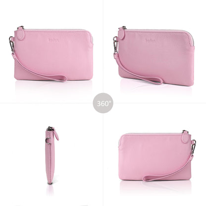 befen Genuine Leather Wristlet Clutch RFID Blocking Bag Cell Phone Wallet Purse Wristlet Wallet Purses and Handbags for Women