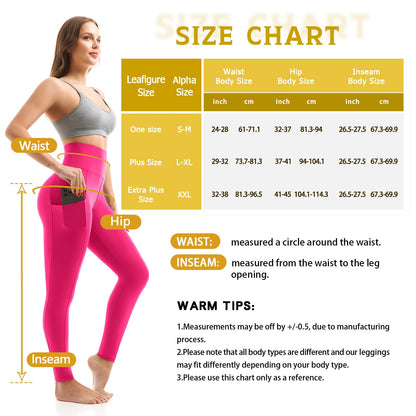 Walifrey Leggings with Pockets for Women, High Waisted Buttery Soft Womens Leggings for Gym Yoga Workout