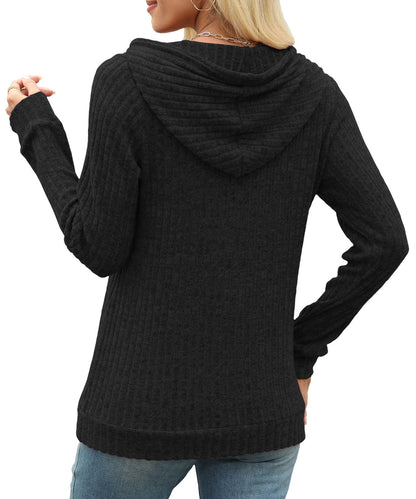 Womens Sweaters Fashion Hoodies Long Sleeve Tops Casual Sweatshirts Fall Outfits Pullover Winter Clothes 2025