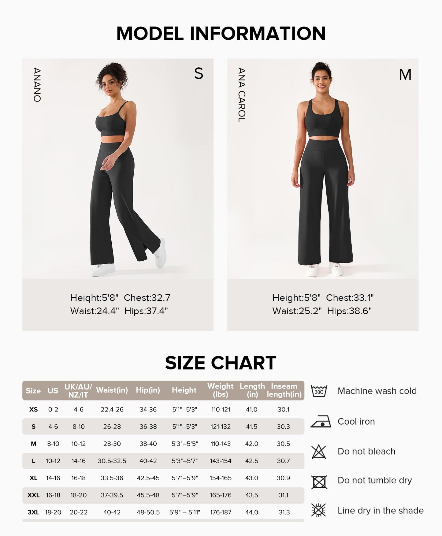 BRXL Wide Leg Yoga Pants for Women with Back Pocket Trouser Style High Waisted 30" Casual Lounge Buttery Soft Stretch Loose