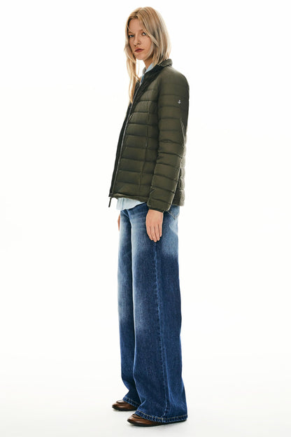 Orolay Women's Lightweight Packable Down Jacket Quilted Puffer Coat with Stand Collar