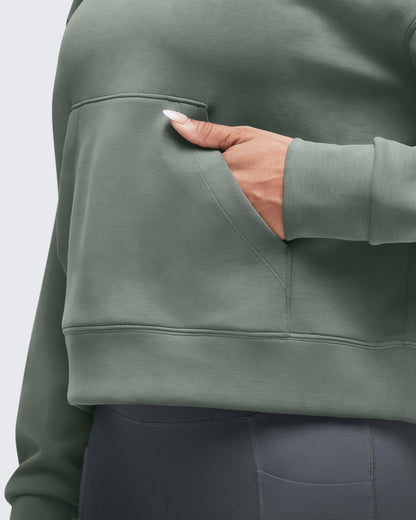 G4Free Smoofit Modal Soft Women's Fashion Hoodies Casual Pullover Long Sleeve Sweatshirts with Kangaroo Pocket