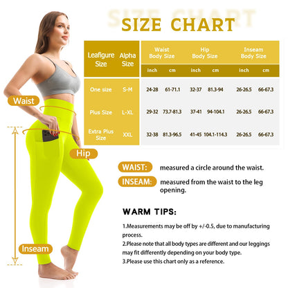 Walifrey Leggings with Pockets for Women, High Waisted Buttery Soft Womens Leggings for Gym Yoga Workout