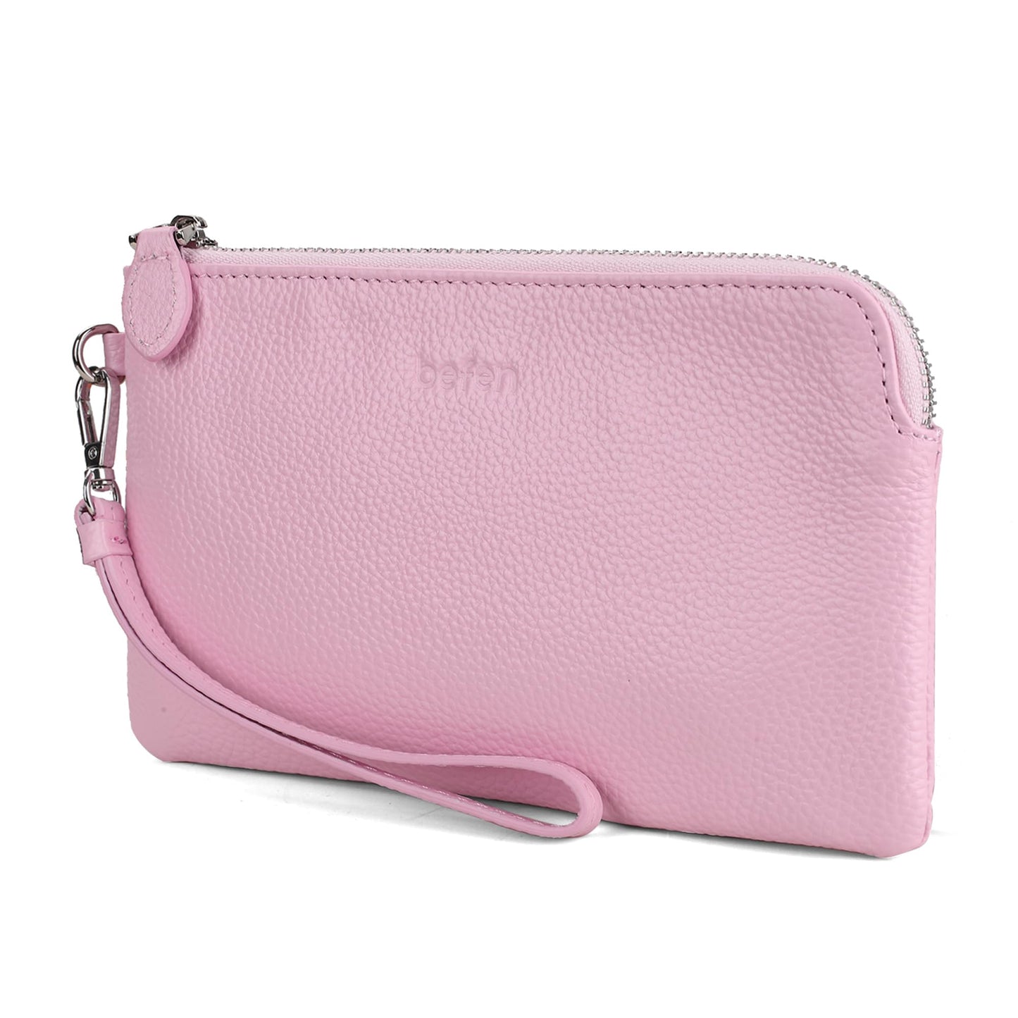 befen Genuine Leather Wristlet Clutch RFID Blocking Bag Cell Phone Wallet Purse Wristlet Wallet Purses and Handbags for Women