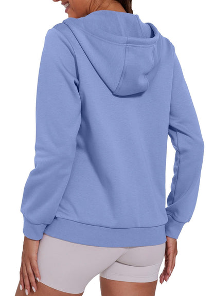 SMENG Womens Zip Up Hoodies Long Sleeve Fit Hooded Sweatshirts 2025 Casual Lightweight Jacket