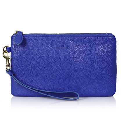 befen Genuine Leather Wristlet Clutch RFID Blocking Bag Cell Phone Wallet Purse Wristlet Wallet Purses and Handbags for Women