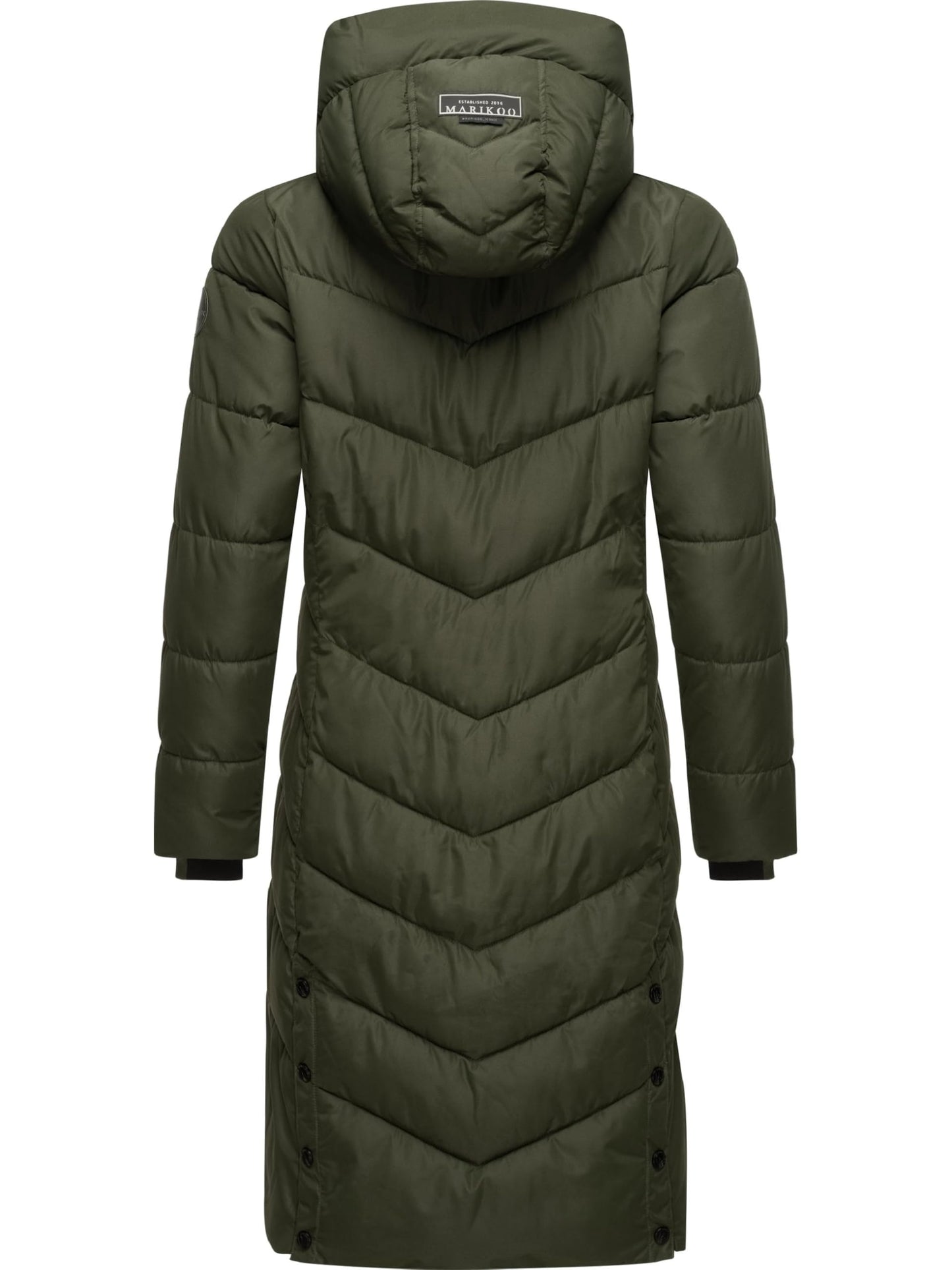 Women's Winter Jacket with Hood | Windproof & Weather-Resistant Jacket | Quilted, Puffy Coat | Sahnekatzii XIV XS-5XL