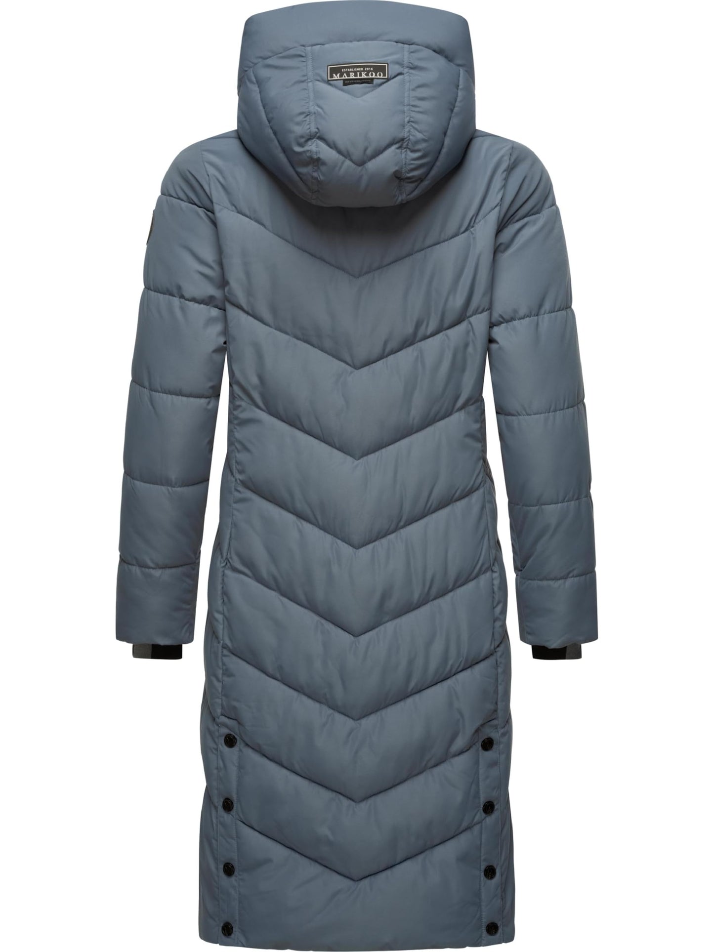 Women's Winter Jacket with Hood | Windproof & Weather-Resistant Jacket | Quilted, Puffy Coat | Sahnekatzii XIV XS-5XL