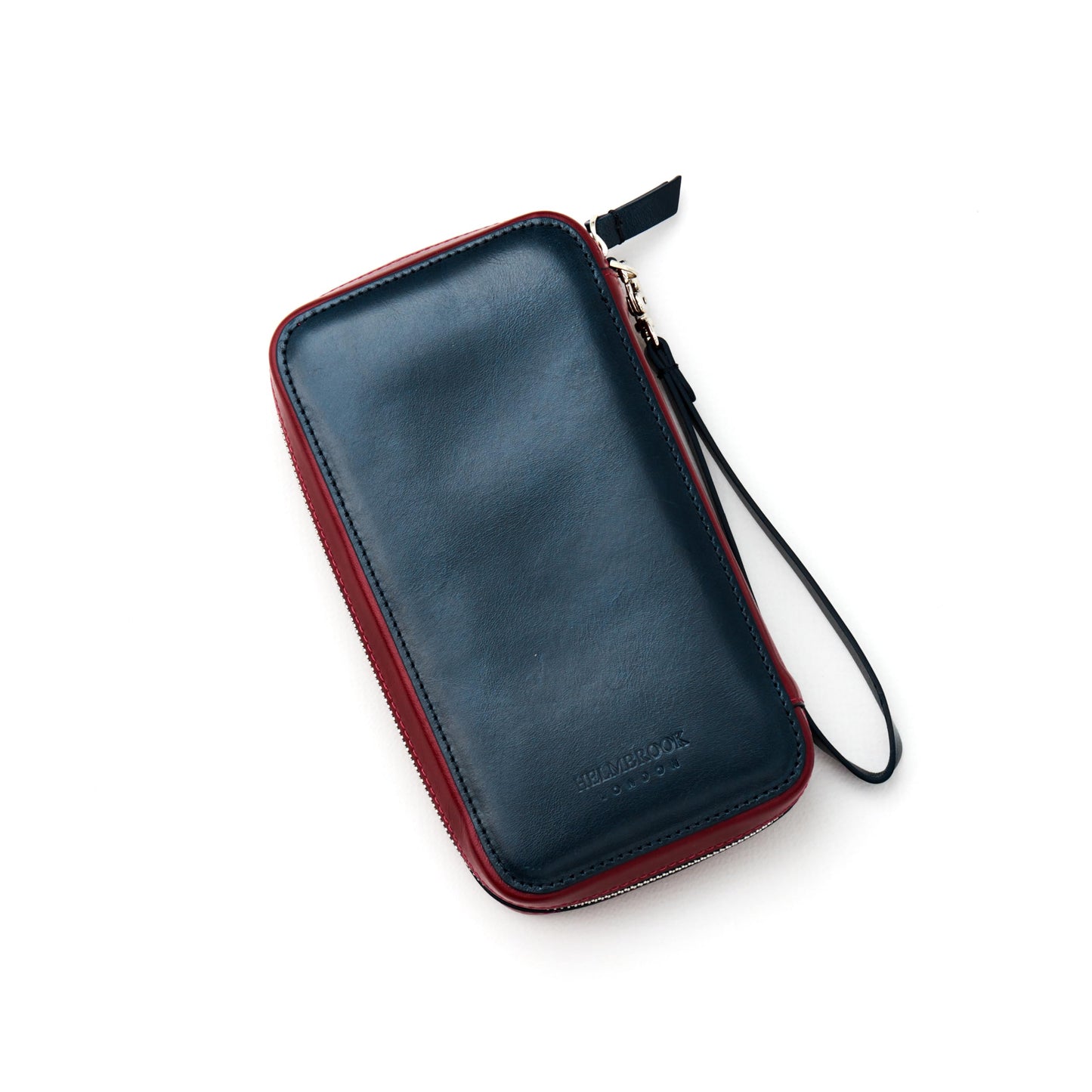 Wristlet for Men & Women, Full-Grain Leather Clutch Bag, RFID Protection, Zipper Pocket, Handcrafted, Gift Box & Pouch