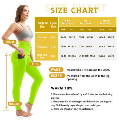 Walifrey Leggings with Pockets for Women, High Waisted Buttery Soft Womens Leggings for Gym Yoga Workout