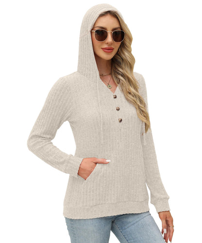 Womens Sweaters Fashion Hoodies Long Sleeve Tops Casual Sweatshirts Fall Outfits Pullover Winter Clothes 2025